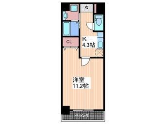 間取図 プリマヴェ－ラ大原