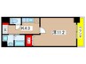 プリマヴェ－ラ大原 1Kの間取り