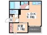 ＲＥＧＡＬＥＳＴ千田町 1LDKの間取り