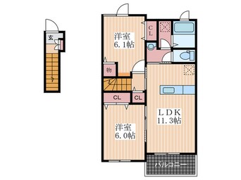 間取図 リヴェール・ドゥ