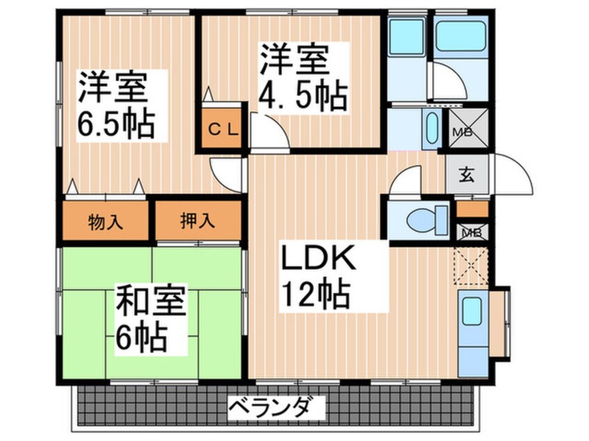 間取図 ポエムＫ