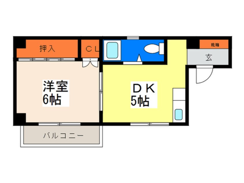 間取図 神川ニューマンション