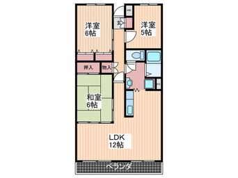 間取図 サニーマンション西田