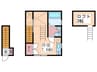 Casa Cozy コイン通り 1Rの間取り