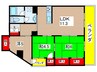 エーデル川内 3LDKの間取り
