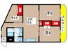 エーデル川内 3LDKの間取り