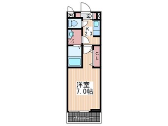 間取図 リバーサイド蛍