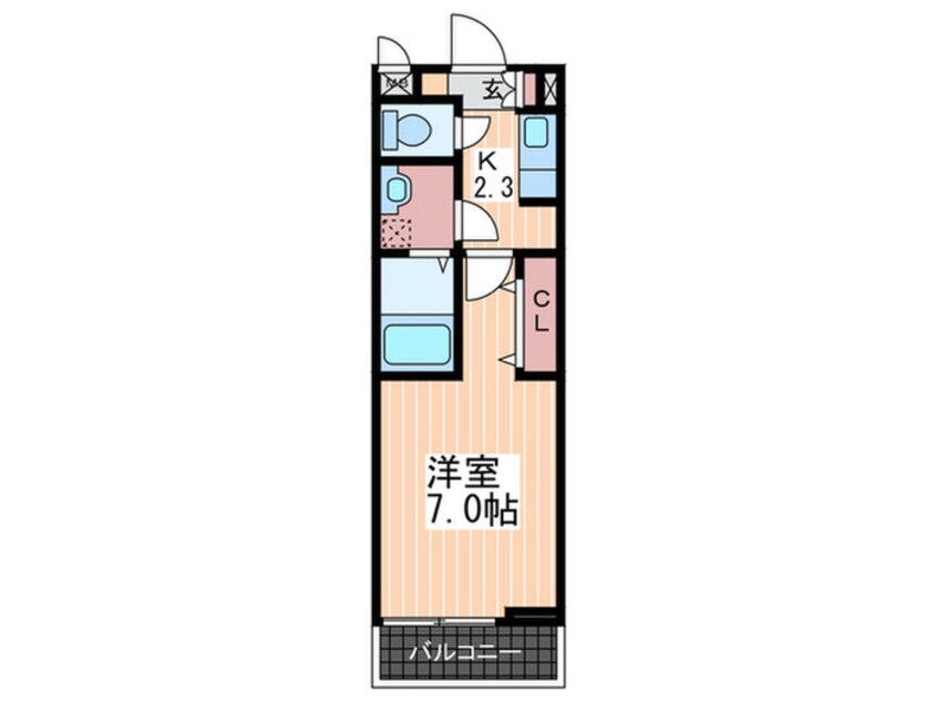 間取図 リバーサイド蛍