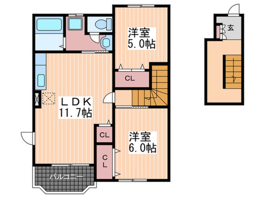 間取図 アーバイン・パエーゼA棟