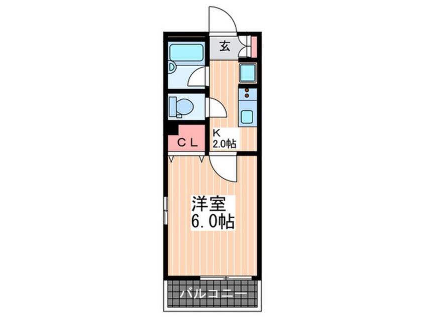 間取図 アベニール廿日市駅前