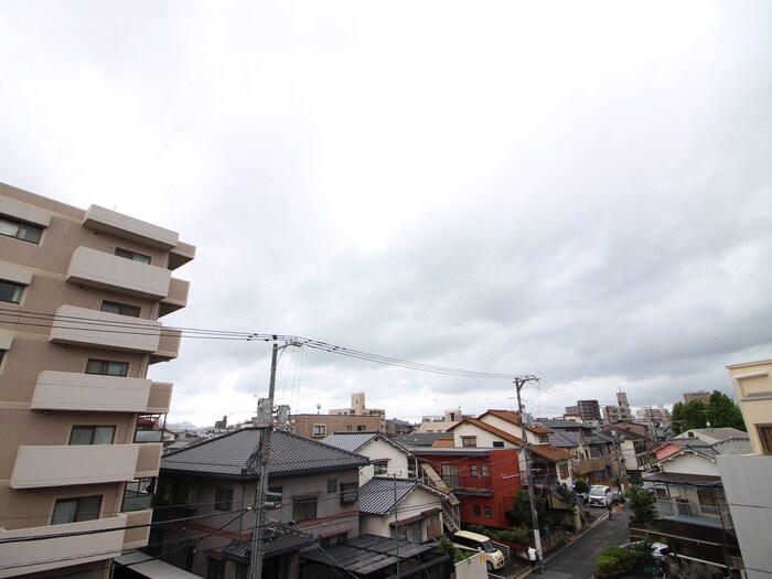 室内からの展望 藤ビル