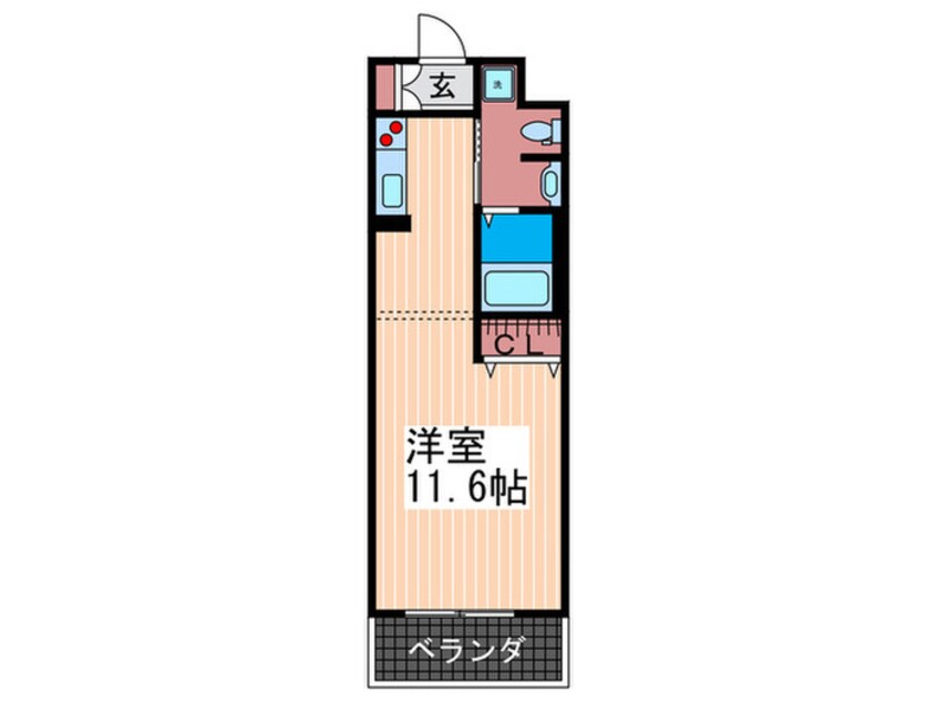 間取図 Ｌａ　Ｌｕｃｅ船本