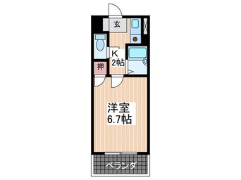 間取図 グランツ中村