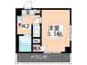 グランツ中村 1Kの間取り