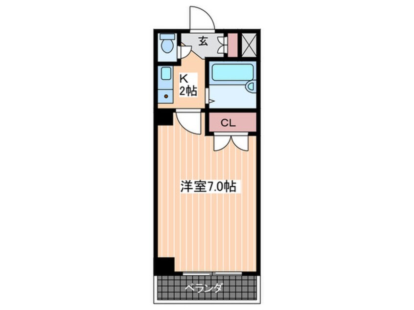 間取図 カルティエ城北通り