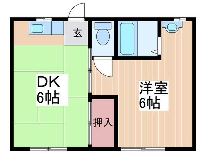 間取り図 グリ－ンハイツ