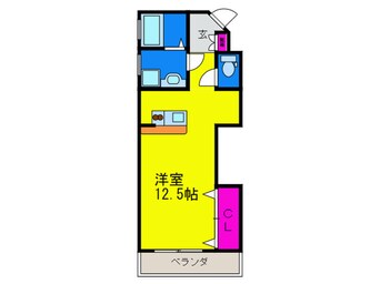 間取図 Moi・国泰寺