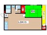 小川マンション 1LDKの間取り