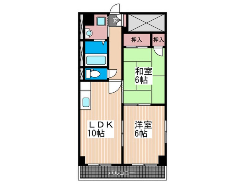 間取図 シャルム川手