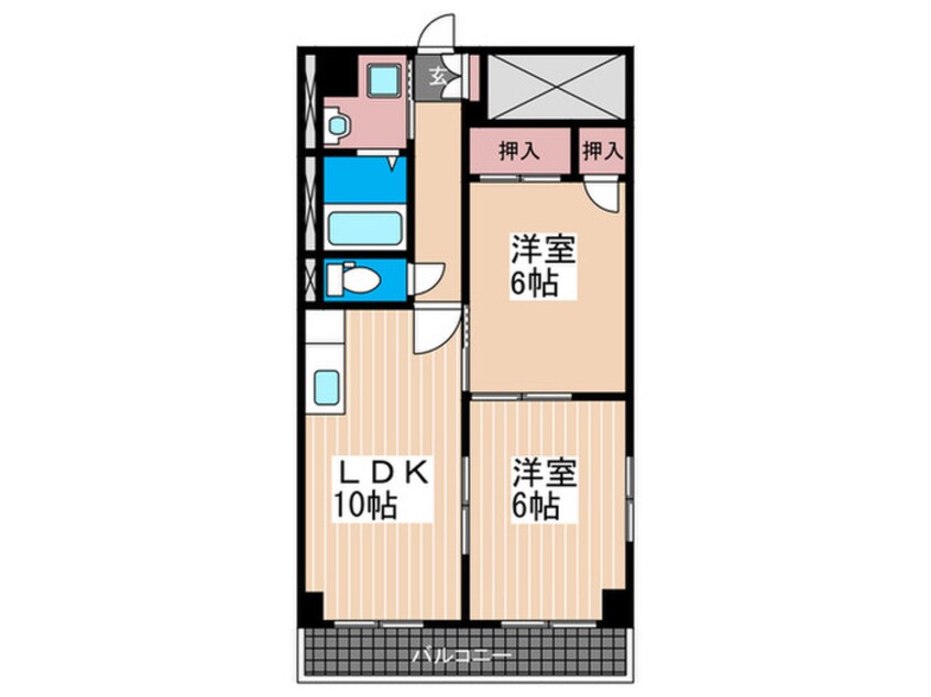 間取図 シャルム川手