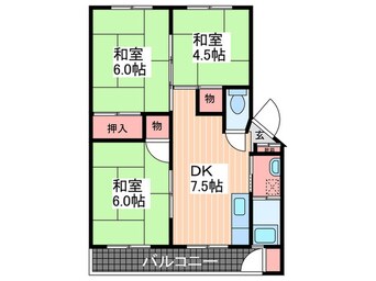 間取図 城元マンション