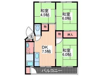 間取図 城元マンション