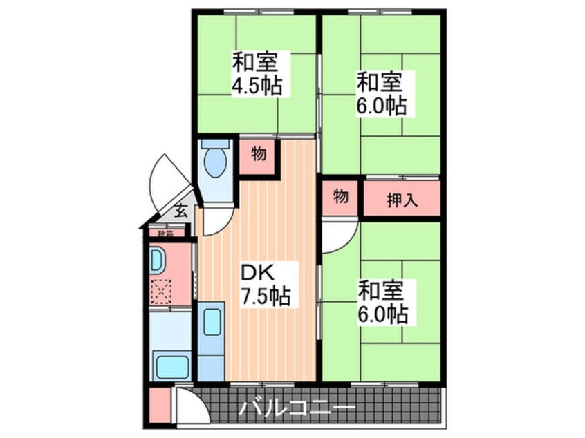 間取図 城元マンション