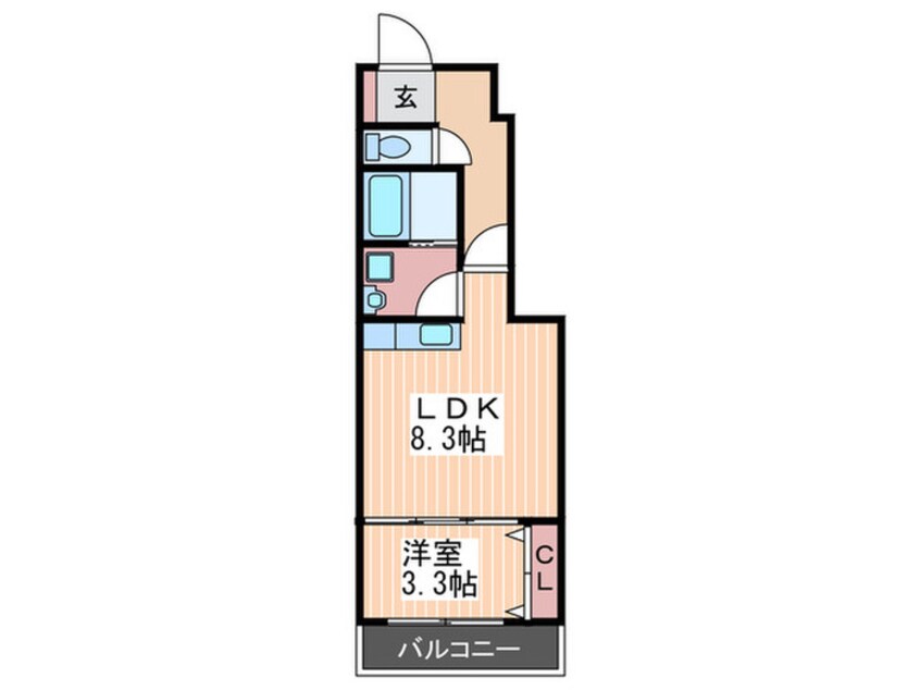 間取図 リノリノアパートメント美の里