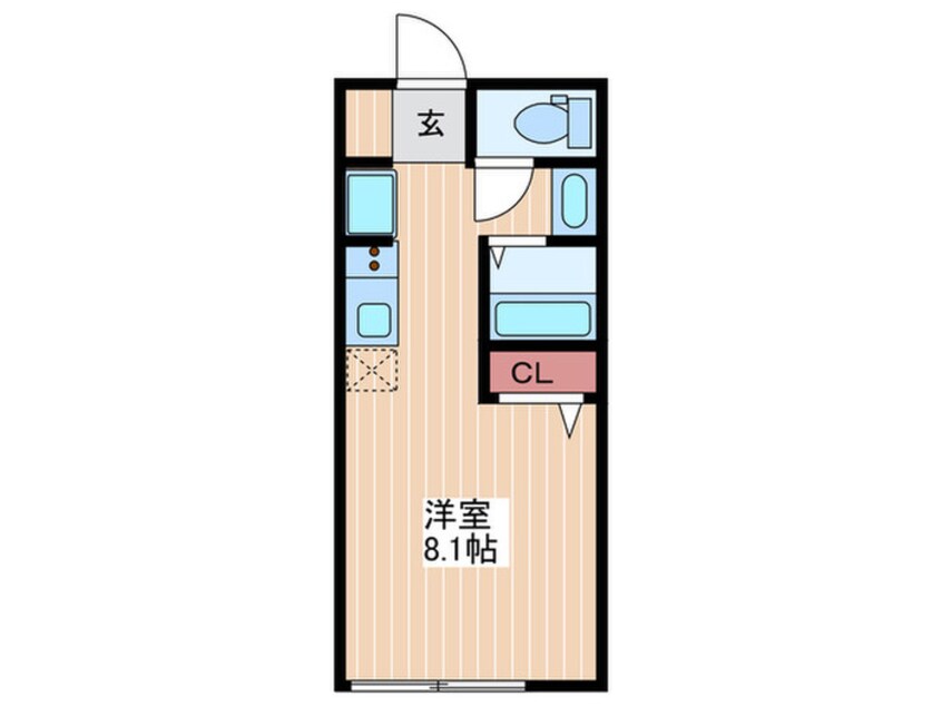 間取図 リバーノース川内