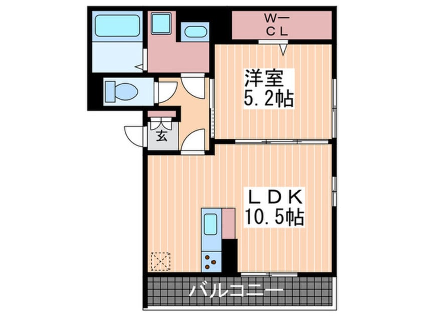 間取図 ヴェールビレッジ三戸