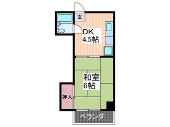 間取図 岡ﾋﾞﾙ