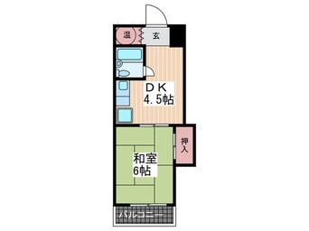 間取図 岡ﾋﾞﾙ