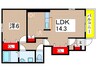 Ange　Palazzo　Ⅱ番館 1LDKの間取り