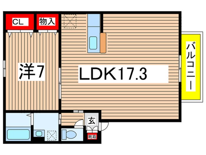 間取り図 セジュール宮川　Ⅱ
