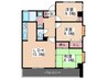 ロイヤルメゾンコウシン 3LDKの間取り
