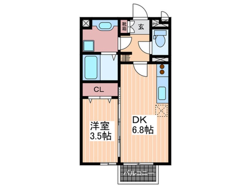 間取図 サウス　フイス