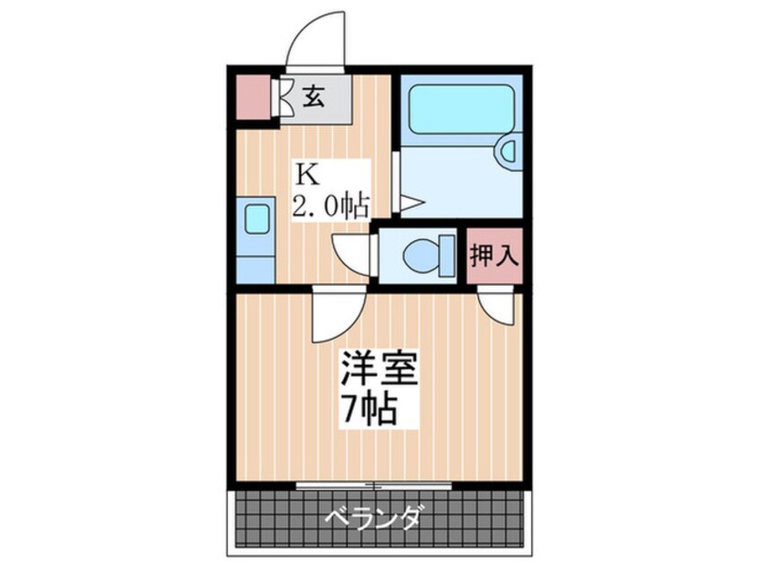 間取図 パーク朝日