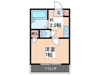 間取図 パーク朝日