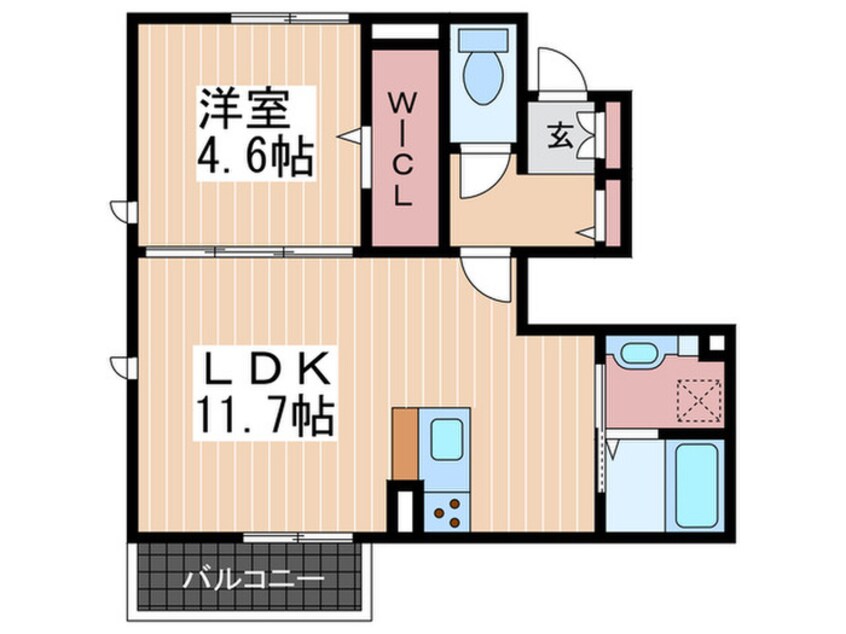 間取図 ホワイトリリー