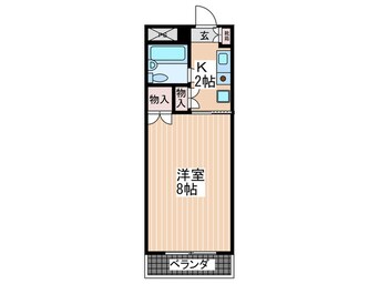 間取図 井口クイ－ンズコ－ト