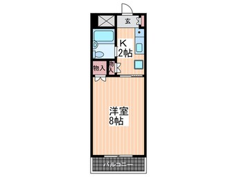 間取図 井口クイ－ンズコ－ト