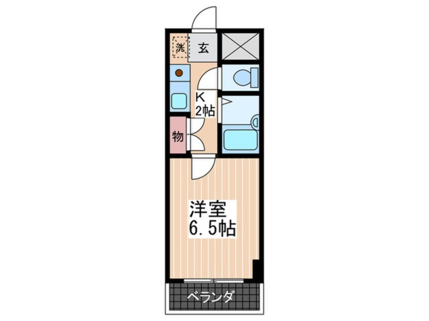 間取図 サンルート河野