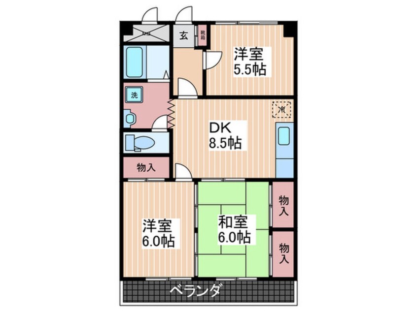 間取図 ロイヤルビュー