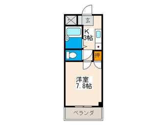 間取図 サンシャイン酒楽