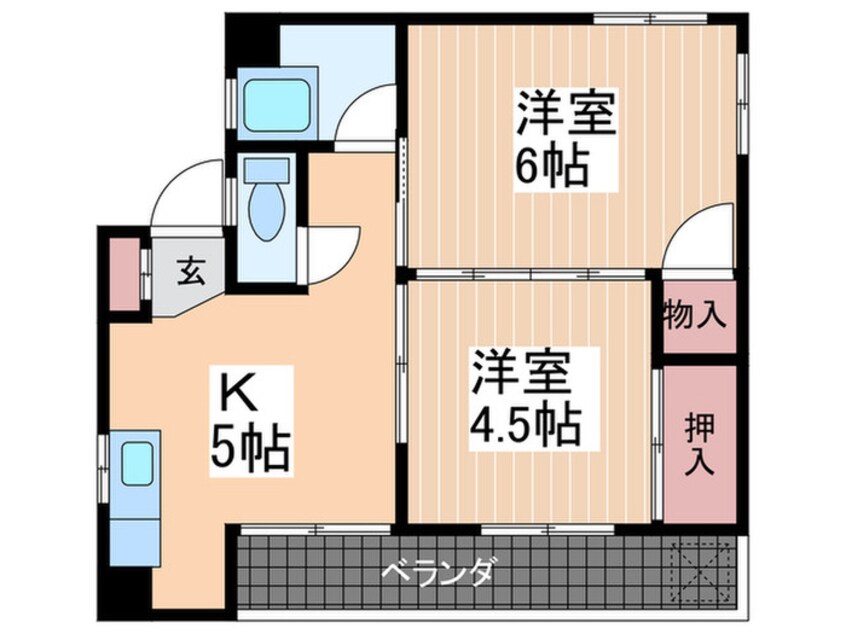 間取図 山陽ビル