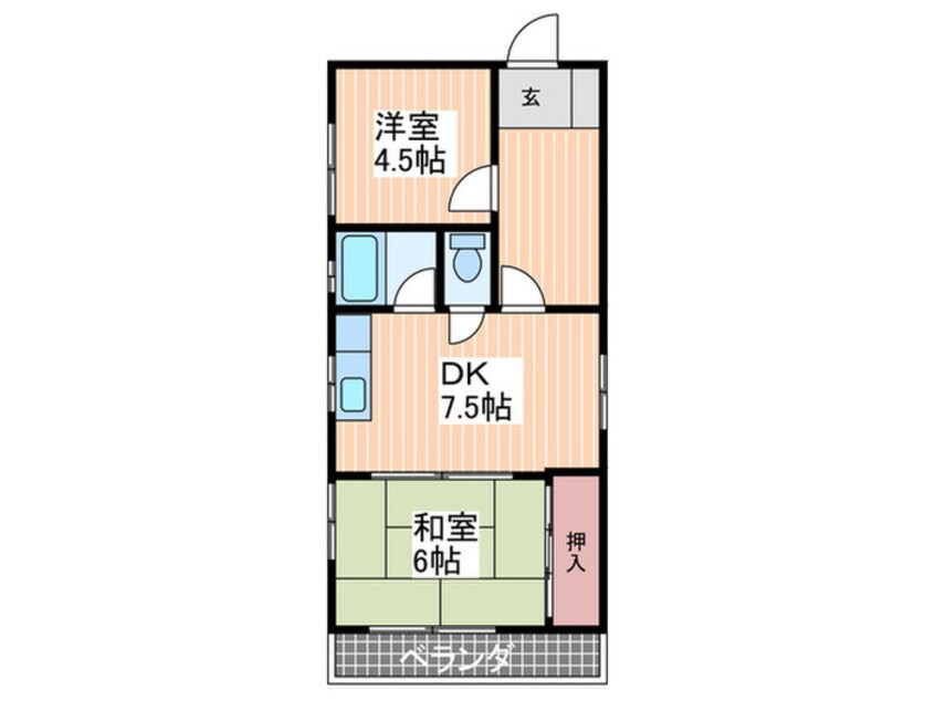 間取図 やま幸ビル