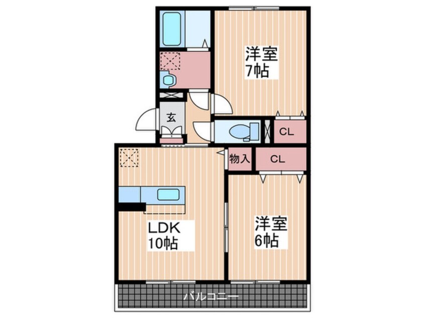 間取図 ヴァン・ソレーユ