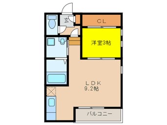 間取図 Ｇｒａｎｄｔｉｃ翠