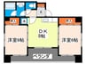 ヨコガワ　Ｋ・Ｔ 2DKの間取り
