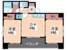 ヨコガワ　Ｋ・Ｔ 2DKの間取り